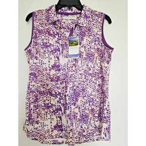 Pebble Beach Dry Luxe Performance Sleeveless Polo NWT Large